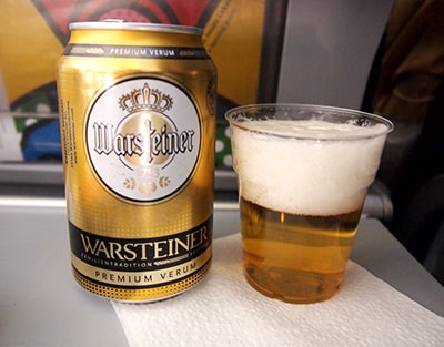 ルフトハンザのドイツビール