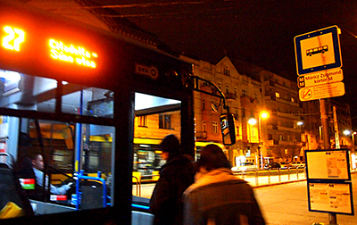 ブダペストの路線バス