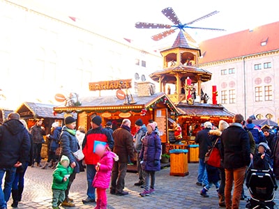 ミュンヘンレジデンツのクリスマスマーケット
